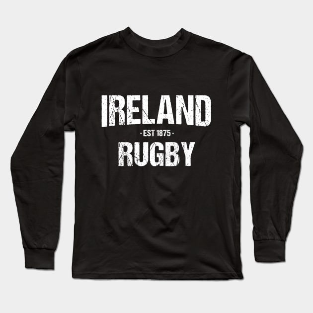 Ireland Rugby Union Long Sleeve T-Shirt by stariconsrugby